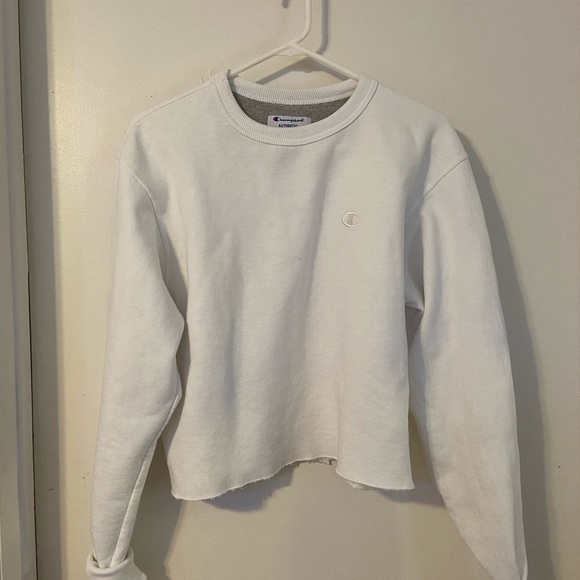 White champion crewneck